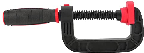 Tiiyee Morsetti da Falegname, Morse per Legno a Sgancio Rapido Morsetto Vite Fissaggio Preciso Heavy Duty Desk Mini Set Strettoio Robusti C Clamp Base Stand Accessorio Montaggio Mount Stands (50MM)