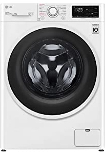 LG F2WV3S7SHE Lavatrice slim 7kg AI DD, Classe D, 1200 giri, Vapore