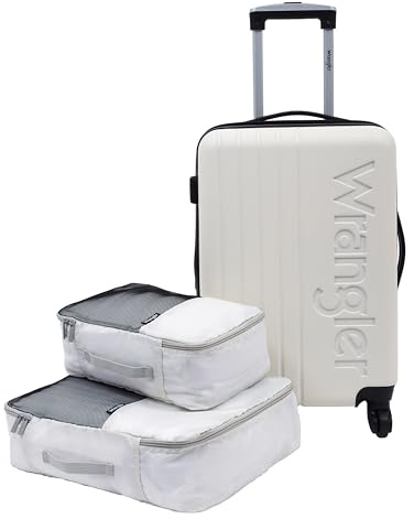 Wrangler Carry-On Luggage Set, Beige