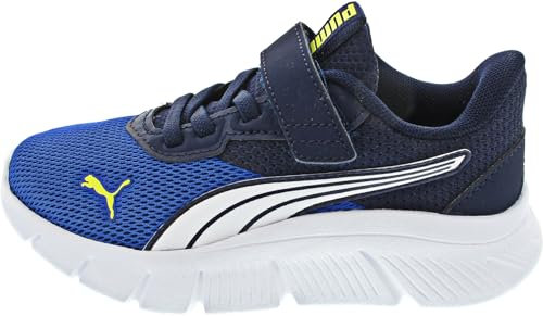 PUMA Unisex Kinder Flexfocus Modern Ac+ Ps Sneaker, Vivid Blue Puma White, 32 EU