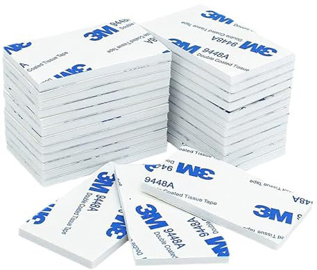 Cinta Doble Cara Extrafuerte, 20 Piezas de Almohadillas Adhesivas de Doble Cara Extra Fuerte, Almohadillas Adhesivas de Espuma, Almohadillas Adhesivas para Paredes, Coche (30 mm x 50 mm)