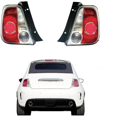 Generico COPPIA FARI FANALE POSTERIORE DESTRO SINISTRO PER 500 DAL 07.2007-06.2015