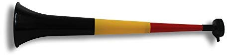 Vuvuzela Horn Fan-Trompete Fussball versch. Länderfarben - Gesamtlänge ca. 55cm - 4teilig Belgien