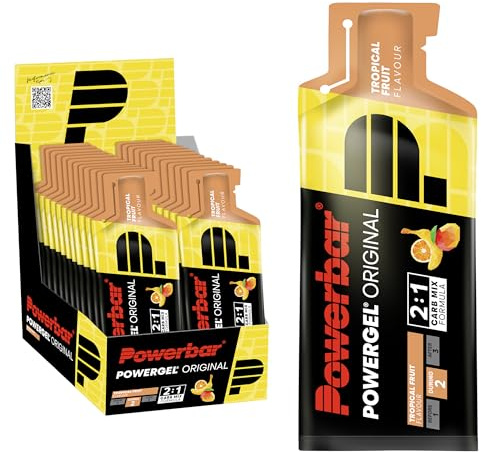 Powerbar PowerGel (24x41g) Tropical Fruit - Energie & Ausdauer - Energie-Gel
