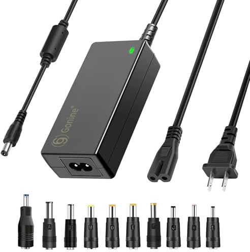 Gonine 19V 3.42A DC Power Supply Adapter, 19 Volt Laptop Charger AC 100-240V 50-60hz, Compatible for 19Vdc Gateway Toshiba Acer Lenovo Asus Samsung Laptop JBL Speaker LG LCD Monitor.
