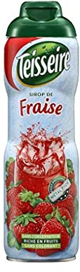 Teisseire Sirop Fraise 60cl (lot de 4)
