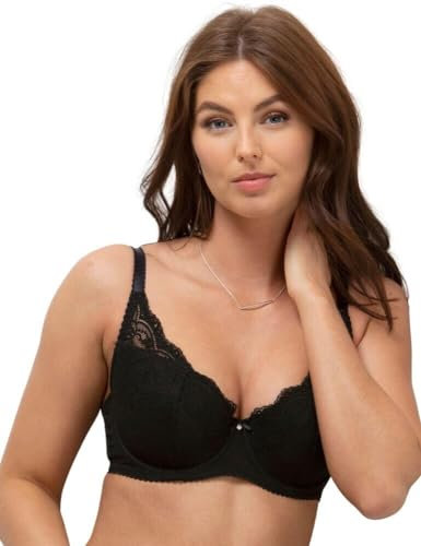 Charnos Women's 182304 Balconette Bra, Black, 32B