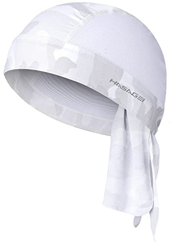 HASAGEI Gorra Deportiva, Bandana para motoristas, pañuelo para la Cabeza, Gorro de Verano, Gorro para Bicicleta, elástico, Transpirable, Absorbe el Sudor, de Secado rápido