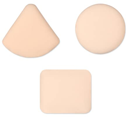 Lot de 3 éponges de maquillage, éponge nettoyante douce réutilisable, éponge de maquillage lavable pour fond de teint impeccable pour liquide, crème et poudre pressée, cadeau pour femme