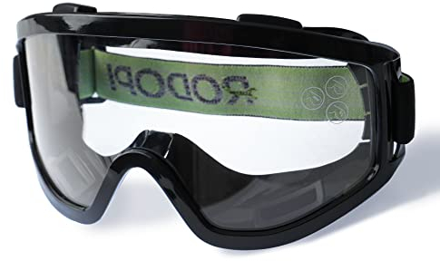 RODOPI Vollsichtschutzbrille DesertRider-X25 Schutzbrille für Brillenträger EN 166 Arbeitsschutzbrille Anti Fog für Baustelle Labor Sicherheitsbrille (1 Brille)