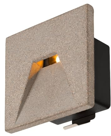 SLV CONCRETO 1006406 LED lámpara empotrable en pared 3.2W Gris