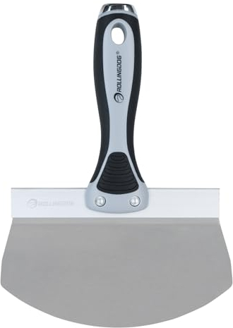 ROLLINGDOG Grattoir à Seau 6,5 Pouces – Pelle Courbée Professionnelle pour Mastic/Peinture – Outil de Prélèvement et Nettoyage sans Gaspillage