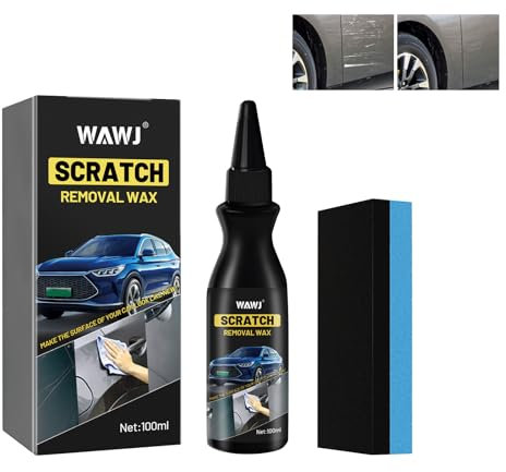 WAWJ® Pâte à polir pour réparation de peinture automobile, Polish Voiture, Expert Efface Rayures Carrosserie de Voiture pour Rayures de Peinture, les Tourbillons, les Marques, les Abrasions