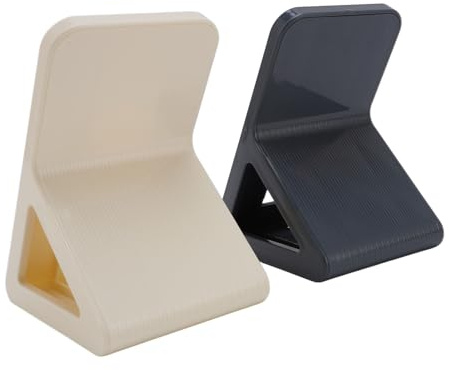 2 St Duschfotstöd för Rakning Av Ben Ingen Borrning Anti-slip Enkel Att Installera Duschfotpedalhållare Gul Grå