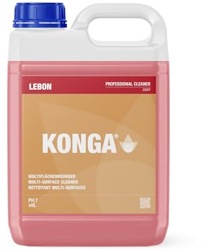 Konga Crust Professional – mångsidig avkalkare/avkalkningsmedel för hushållsartiklar (kök, badrum och tvätt), tar bort kalk (5 liter)