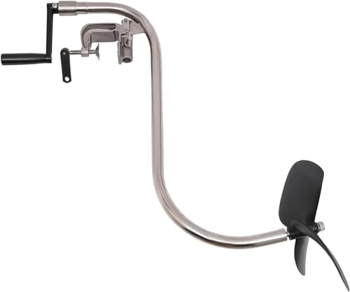 Moteur Hors-Bord à Commande Manuelle - Hélice Manuelle pour Divers Bateaux