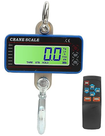 Kranvåg, Hängvåg OCS-P2 Blå Digital Display 500 kg Fjärrkontroll for Bagage Och Lager