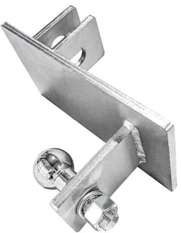 Aggancio per rimorchio,Testa sferica Ø 50 mm,gancio di traino auto rimorchio frizione combinata,Braccio di saldatura con snodo sferico,per rimorchi e trattori