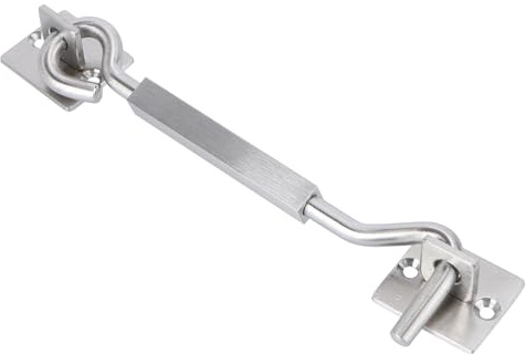 MAGICLULU Gancio Antivento in Acciaio Inox 20 Cm per Finestra e Porta del Fienile, Supporto Robusto per Montaggio su Cabina e Persiane, Protezione Contro Vento Forte e Pioggia