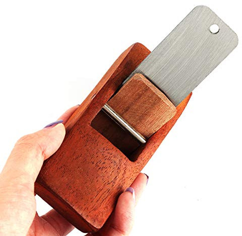 Mini Redwood Finishing Plane, Hand Plane Planer Wooden Trimming DIY Wood Hand Plane Carpenter Woodworking Tools(108mm)