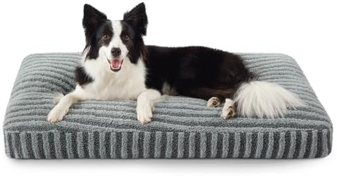 Pawk Cama Perro, Cama para Perros Medianos Lavable Extraíble, Cojín Perro Suave Transpirable Antideslizante para Perros Pequeños y Medianos, 74x53x8cm