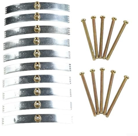 Kit de reparación de caja de pared con gancho de tornillo de enchufe con tornillos de montaje de unión de acero, interruptor eléctrico, accesorios de fijación para enchufe suelto, reparación rápida