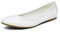 DREAM PAIRS Women's Sole-Flex White Ballerina Walking Flats Shoes Size 9 US/ 7 UK