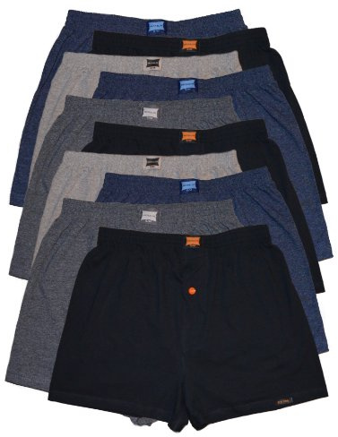 MioRalini Boxershorts för män, lediga och mjuka, klassiska, set om 10.