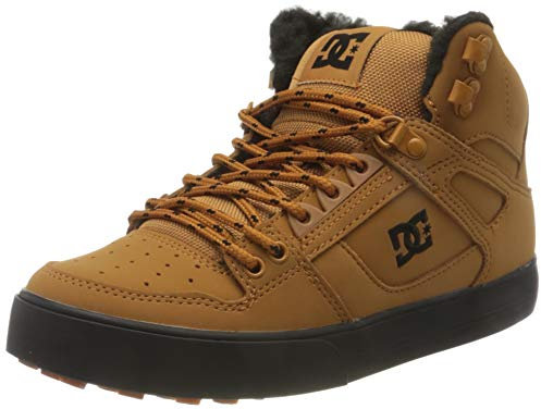 DC Shoes Herren Pure High-top Wc Winter Sneaker, Wheat Black, 44.5 EU
