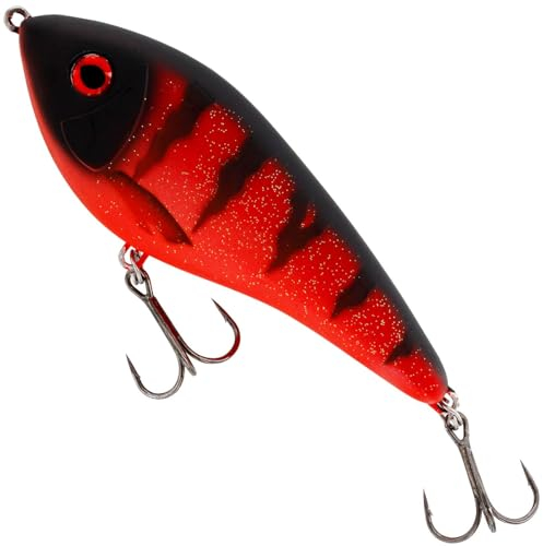 Westin Swim Glidebait 15cm 107g - Suspender Jerkbait, Farbe:Fire
