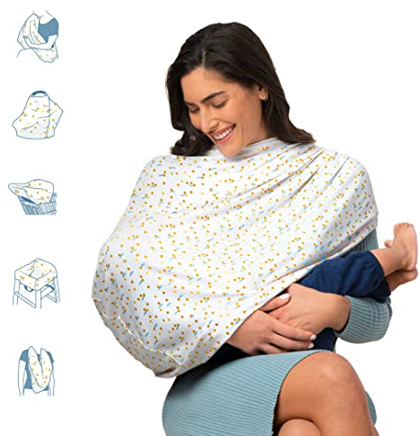 Munchkin® Milkmakers® 5-in-1 Nursing Cover, Quiet Skies