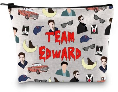 Edward Make-up-Tasche, Vampir-Liebhaber, Geschenk, Team, Edward, Kosmetiktasche, Vampir, TV-Serie, Merchandise-Geschenk, Team Edward