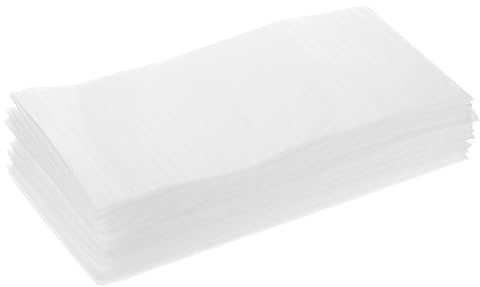 QUARKZMAN Bolsas De Embalaje De Espuma, 60 Piezas 6 X 8 Bolsas De Burbujas Para Envolver Suministros De Embalaje De Espuma Fundas De Embalaje Blancas Para Platos Muebles
