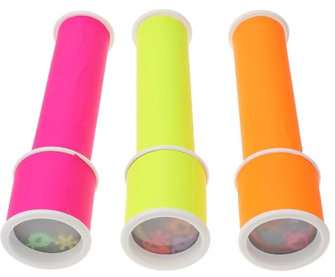 Veemoon Kits de Kaléidoscopes Éducatifs pour Garçon et Filles, 3 Pièces, Matériaux DIY Créatifs en Papier Coloré, Jouets Développement Scientifique, Présent Ludique pour Couleur Aléatoire
