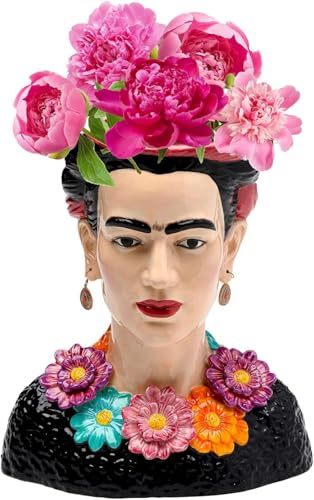 Kare Design Deko Vase Style Muse Flowers, Mehrfarbig, Vase, Blumenvase, Keramik, nur für Trockenblumen geeignet, 34 cm (H)