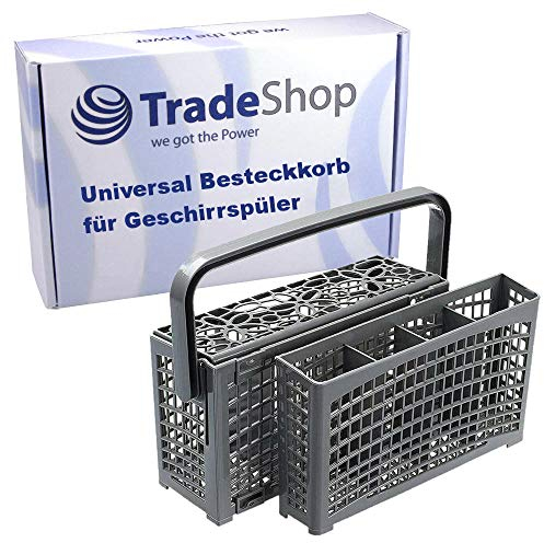 2 in 1 universal Besteckkorb für Spülmaschinen - stabile Steckverbindung - teilbar - variabel platzierbar - 23 * 8,5+4,5 * 13,5cm