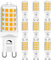 GOHDLAMP G9 LED Warmweiß Lampe 2700K LED Leuchtmittel Dimmbar 10er,230V 4W Entspricht 40W Halogenlampe,T4 Glühbirne 450 Lumen kein Flackern Enegiesparende G9 Kleine Birne
