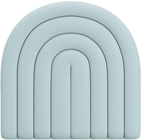 WIGING Anticolisión 3D Acolchado De Pared para Niños, 40x40cm PU Impermeable Bolsa Suave Paneles De Pared, Autoadhesivo Hogar Decoración De Fondo Pegatina De Pared, Fácil De Instalar (Color : Blue)
