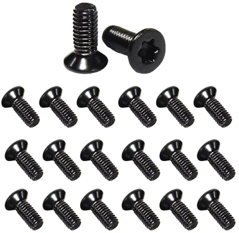 SoeUyd 20 Pièce Visserie Inox, Vis Tete Fraisee, Vis, Forte Résistance À La Corrosion, Convient À La Fabrication D'Équipements de Communication, À L'entretien Des Automobiles et Des Motocyclettes