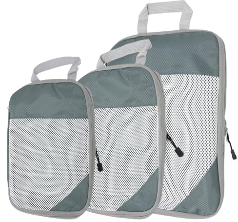 CAPASTEC 1 Set Bolsa de Compresión Ligera para Viaje Gris