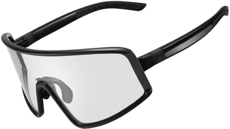 ROCKBROS Photochromic Cycling Glasses for Men Women Sports Glasses UV Protection