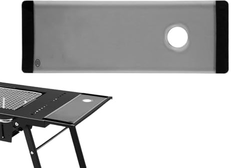 Outdoor Table Extension Panel | Tempered Grey Camping Dining Plan, Lightweight Expansion for Dining Table Kitchen Garden Events Travel Picnic