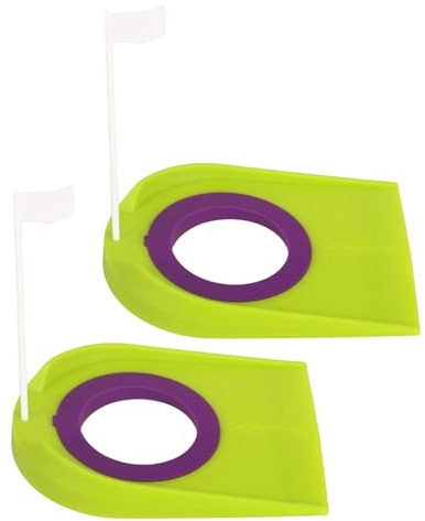 Tazze da allenamento da golf, attrezzatura da allenamento con bandiera per atleta, foro per mettere all'aperto con accessorio da giardino per prato, strumento sportivo per sala giochi, divertente