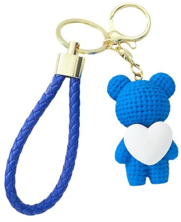 Bear Key Rings, Bear Keychain 3D Mini Ornaments Hänge Nyckelringar Mini | -tema Förtjusande kul Dekorativ Söta tillbehör Barnfestfavoriter för handväska Väska Charmhänge