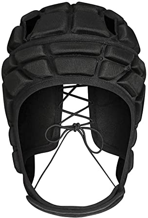 YJZQ Casque de Gardien Enfant Casque Sports Coque 360° Protecteur de tête Chapeau pour Gardien de Rugby Chapeau Entraînement Foot Ball Bonnet léger pour Cyclisme
