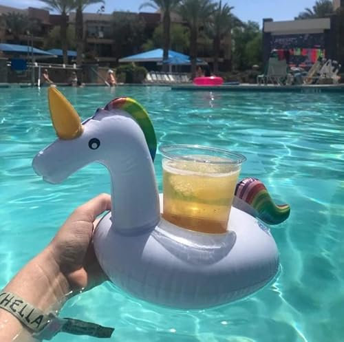 Bargain Wells Inflatable Unicorn Hot tub Bath Pool Drinks Holder (Without Ears)