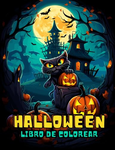 HALLOWEEN Libro para Colorear para niños a partir de 4 años: Incluye animadas Calabazas, Zombis, Momias, Calaveras, Murciélagos y mucho más