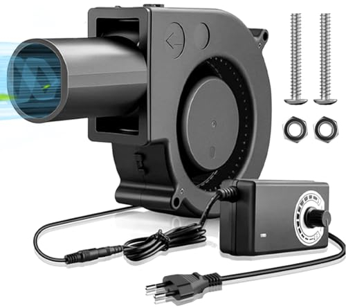 Peelanmall Ventola di ventilazione, ventola radiale 12 V, AC 220 V, ventola EC 240 V, turbine turbo, con controller per elettrodomestici, ventilatore a turbina