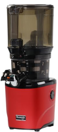 Kuvings AUTO10S Juicer - Easy Care Slow Juicer 3L Capacity & 200W Motor. Ideal for Fruit, Vegetables & Smoothies. Matt Dark Red