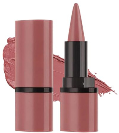 Matte Rose Pink Retractable Lip Liner Pencil - Waterproof & Smudge-Proof Creamy Texture for Smooth Long-Lasting Definition, Natural Lip Enhancement & Precise Application, Velvety Finish & Easy Glide